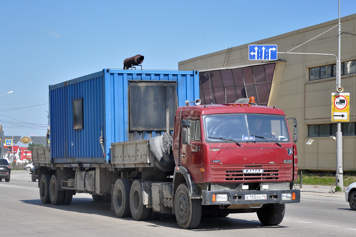 Саха (Якутия), № Е 155 ЕХ 14 — КамАЗ-54115-15 [54115R]