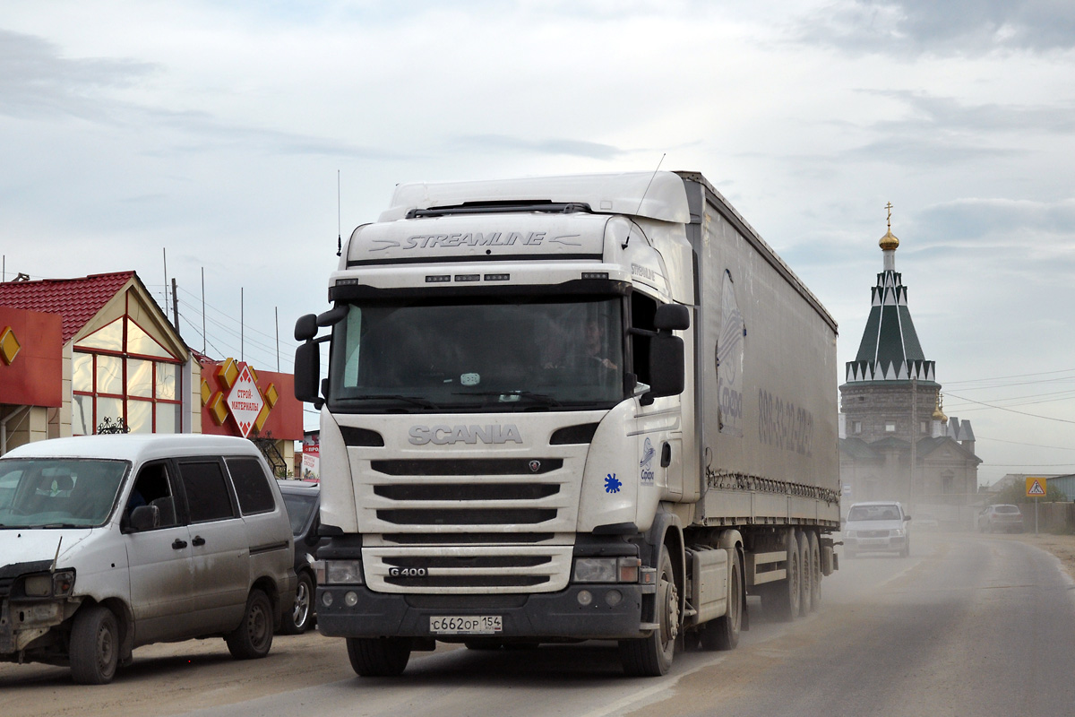 Новосибирская область, № С 662 ОР 154 — Scania ('2004) G400