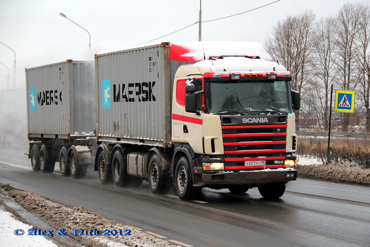 Санкт-Петербург, № У 651 КН 98 — Scania ('1996, общая модель)