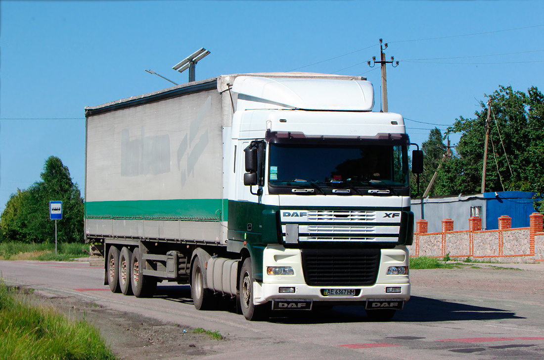 Днепропетровская область, № АЕ 6367 НМ — DAF XF95 FT