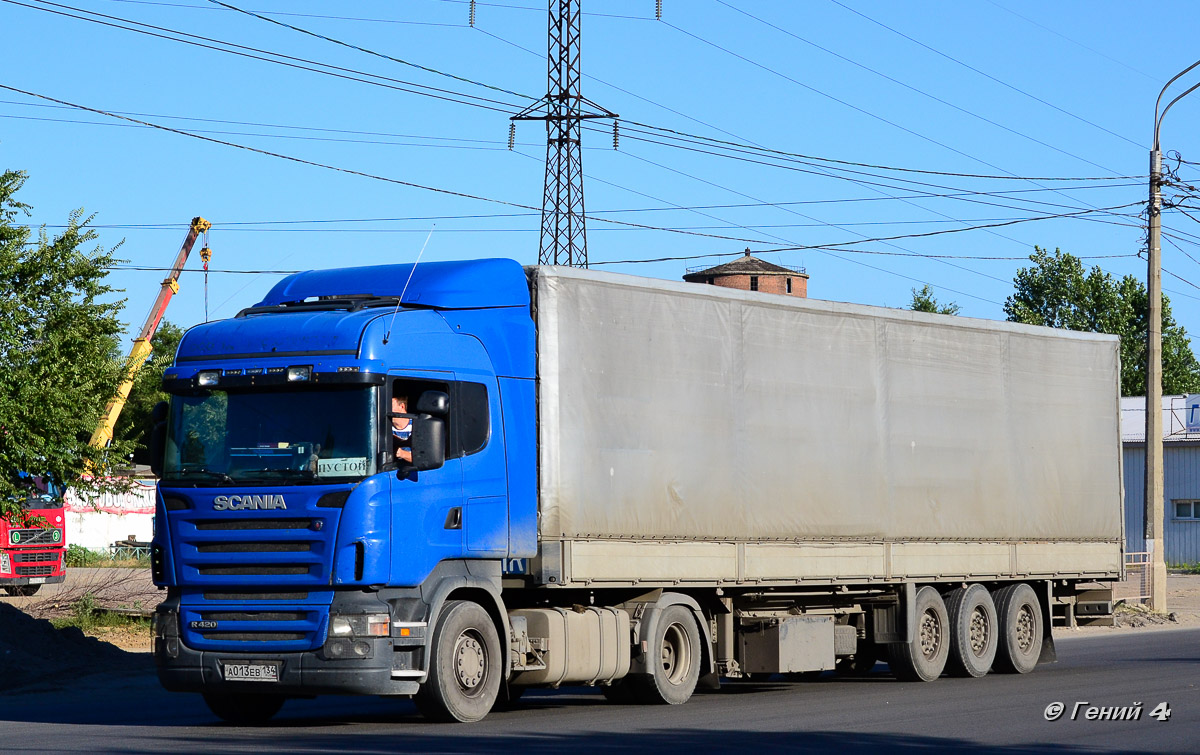 Волгоградская область, № А 013 ЕВ 134 — Scania ('2004) R420