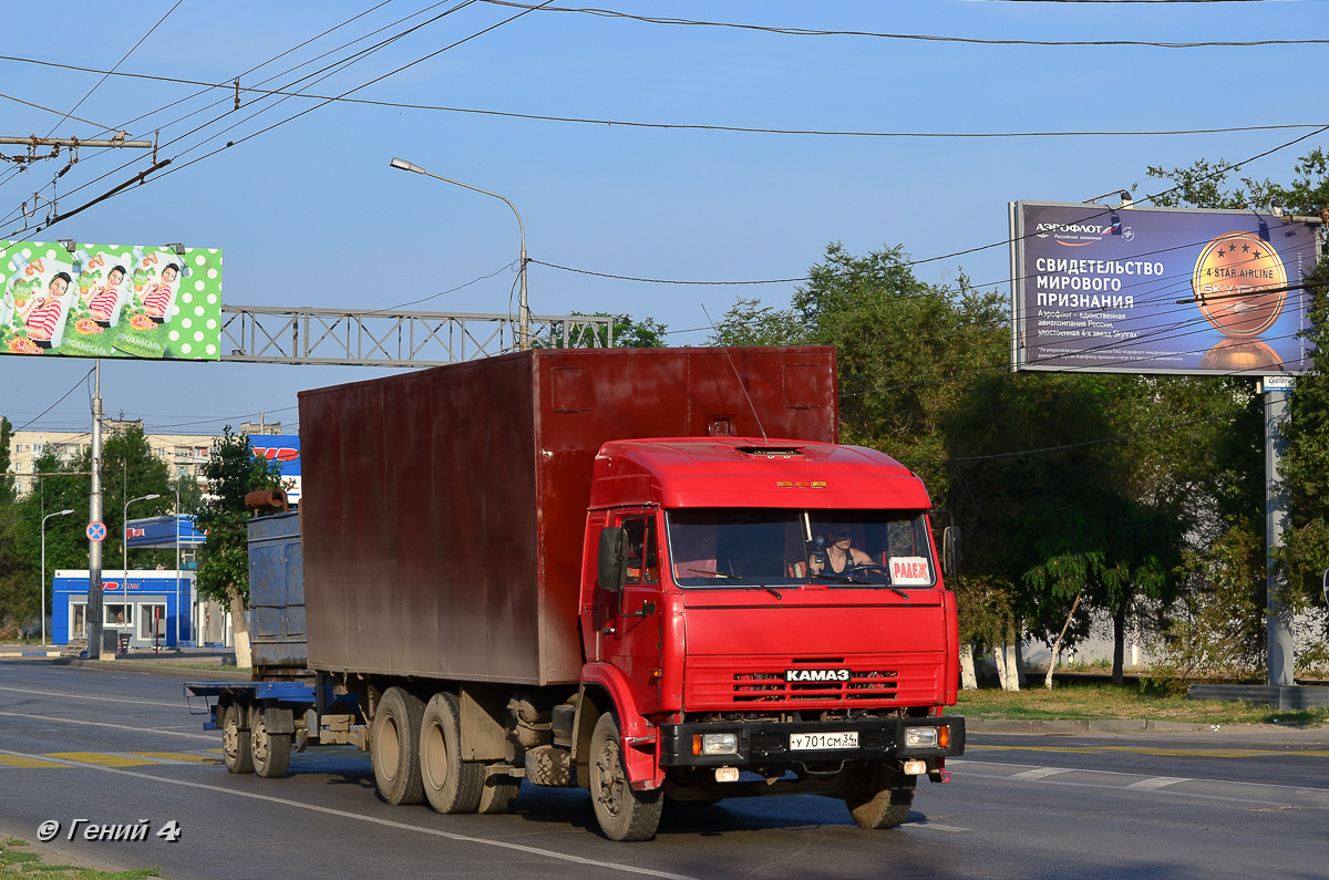 Волгоградская область, № У 701 СМ 34 — КамАЗ-53212