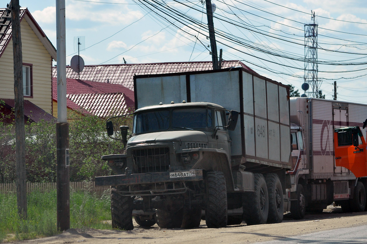 Саха (Якутия), № М 648 АТ 14 — Урал-375 (общая модель)