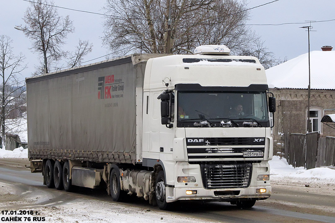 Брянская область, № М 051 РВ 32 — DAF XF95 FT