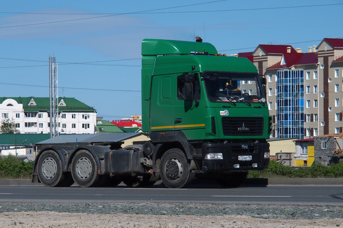 Ханты-Мансийский автоном.округ, № Х 724 АР 186 — МАЗ-6430A9