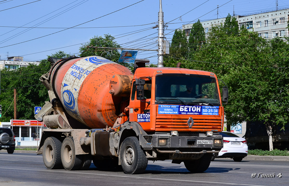 Волгоградская область, № В 624 ВВ 134 — Renault G-Series Maxter