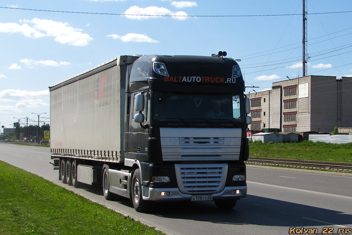 Алтайский край, № Х 178 ТТ 22 — DAF XF105 FT