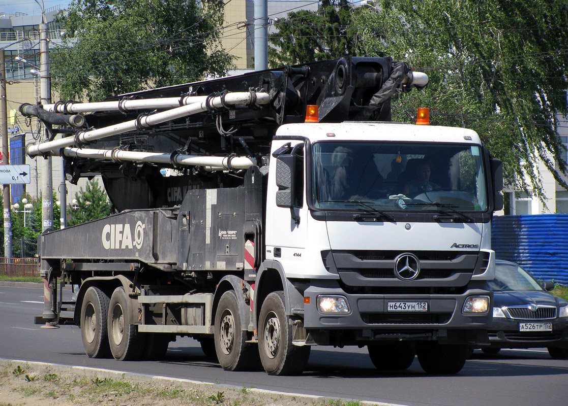 Нижегородская область, № Н 643 УН 152 — Mercedes-Benz Actros ('2009) 4144