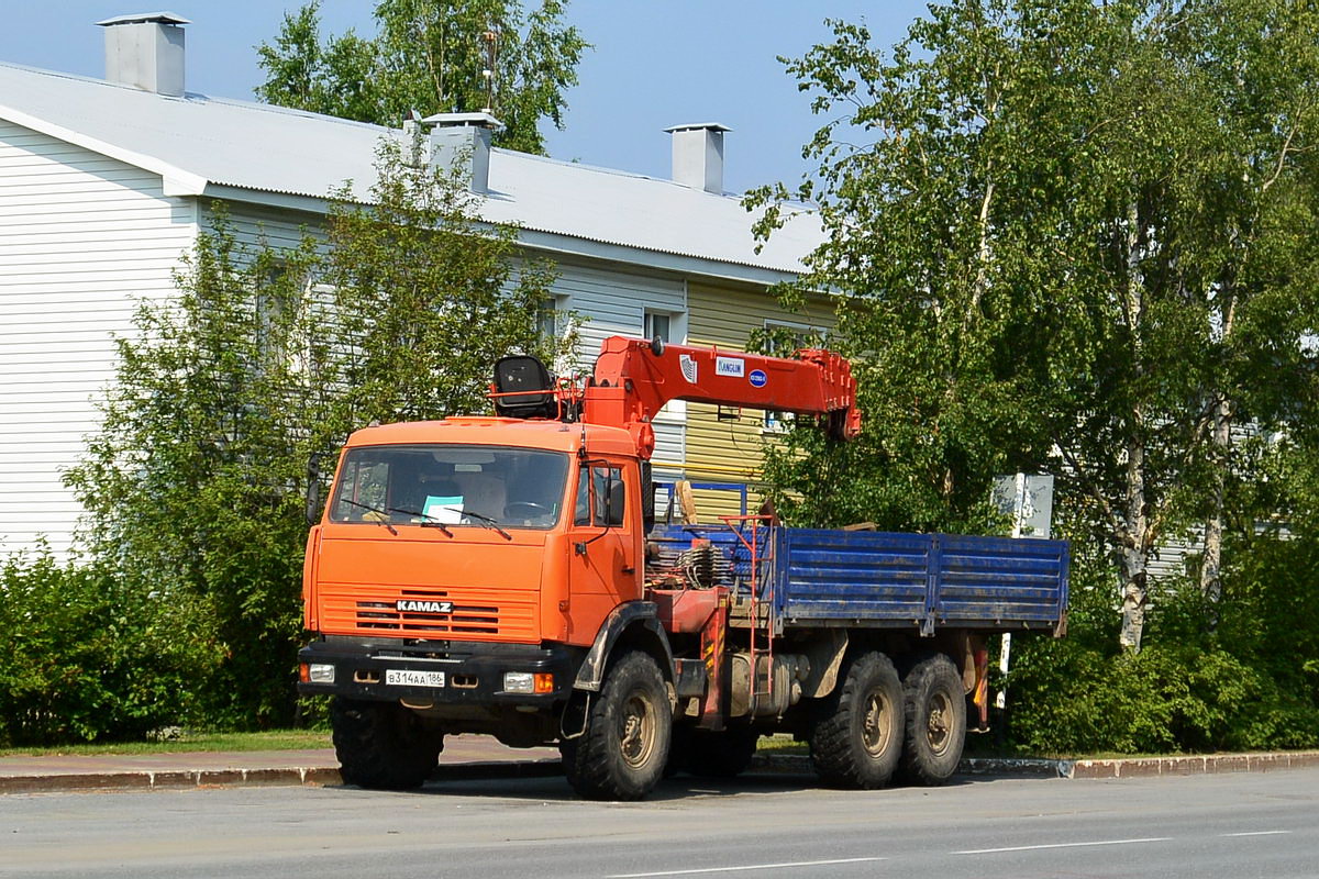 Ханты-Мансийский автоном.округ, № В 314 АА 186 — КамАЗ-43118-15 [43118R]