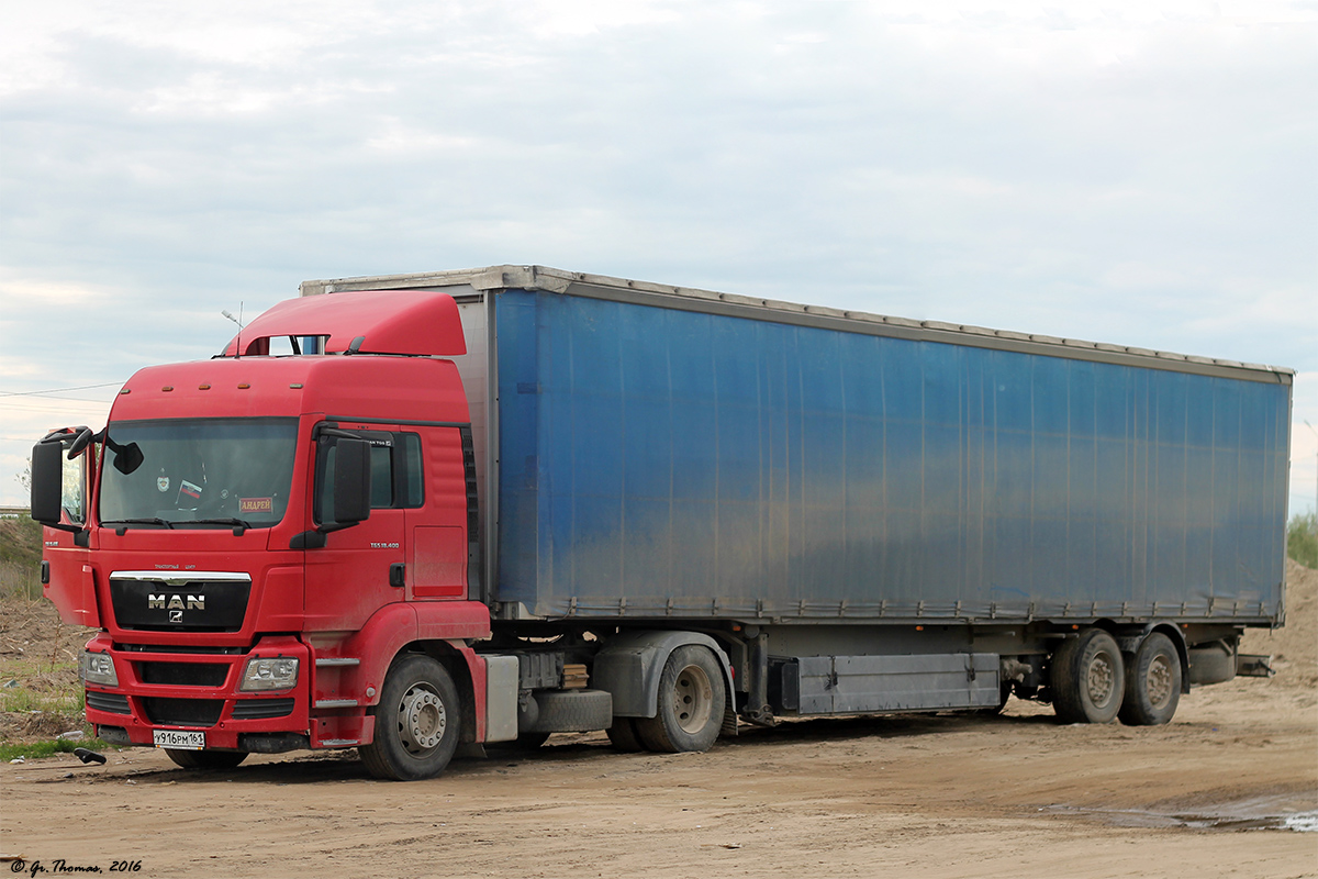 Ростовская область, № У 916 РМ 161 — MAN TGX ('2007) 18.400