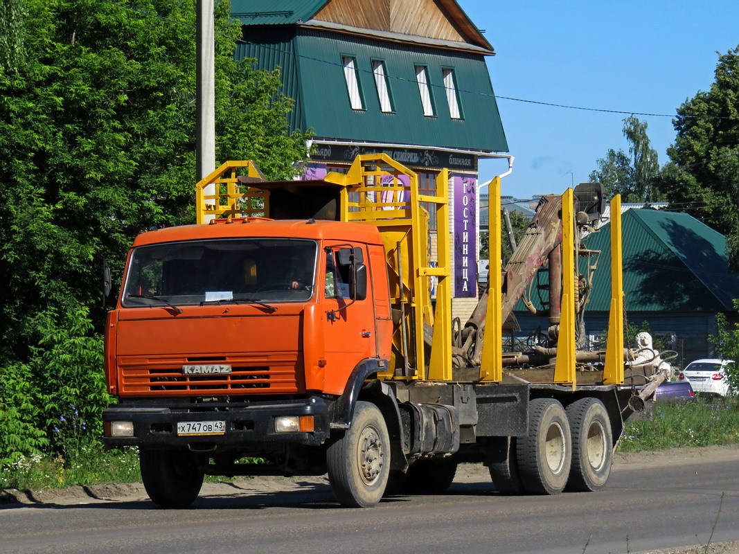 Кировская область, № Х 747 ОВ 43 — КамАЗ-65115-D3