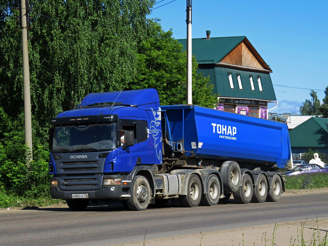 Кировская область, № М 866 НХ 43 — Scania ('2004) P380