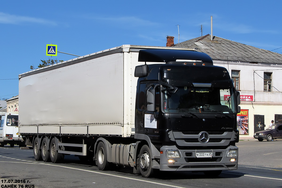 Архангельская область, № К 333 ТХ 29 — Mercedes-Benz Actros ('2009) 1844