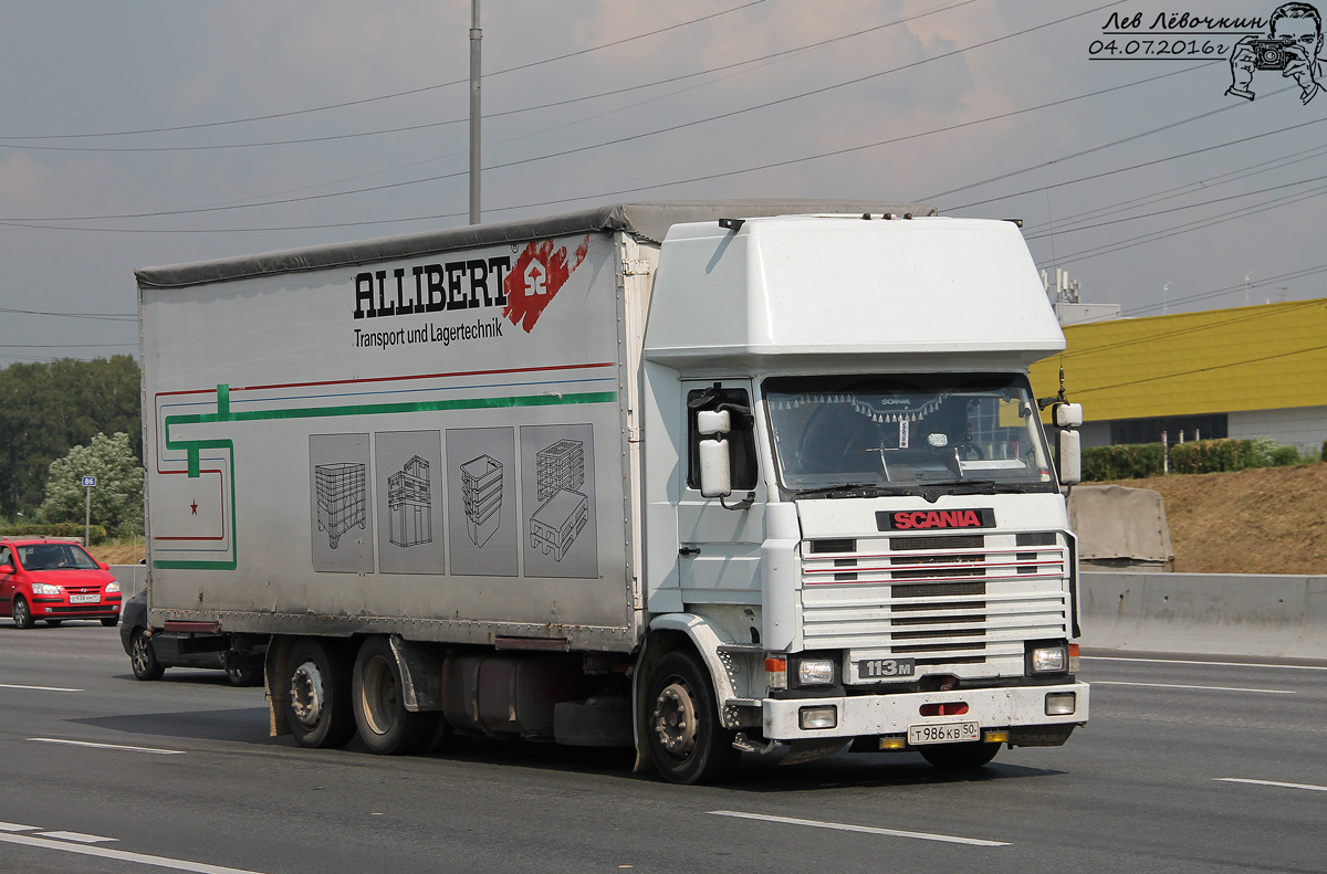 Московская область, № Т 986 КВ 50 — Scania (II) R113M