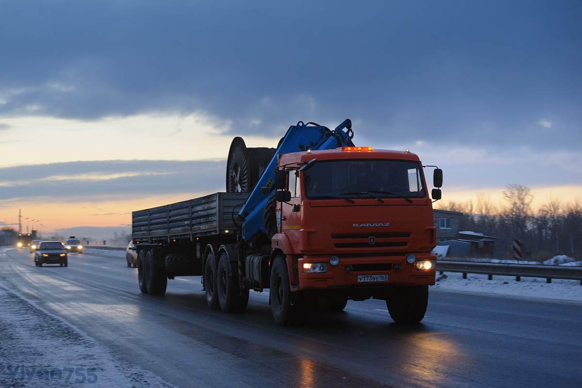 Самарская область, № У 173 ВЕ 163 — КамАЗ-43118-46