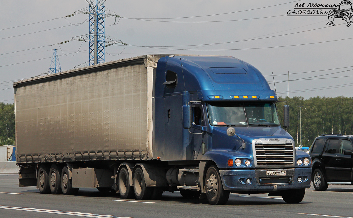 Челябинская область, № У 398 СМ 174 — Freightliner Century Class