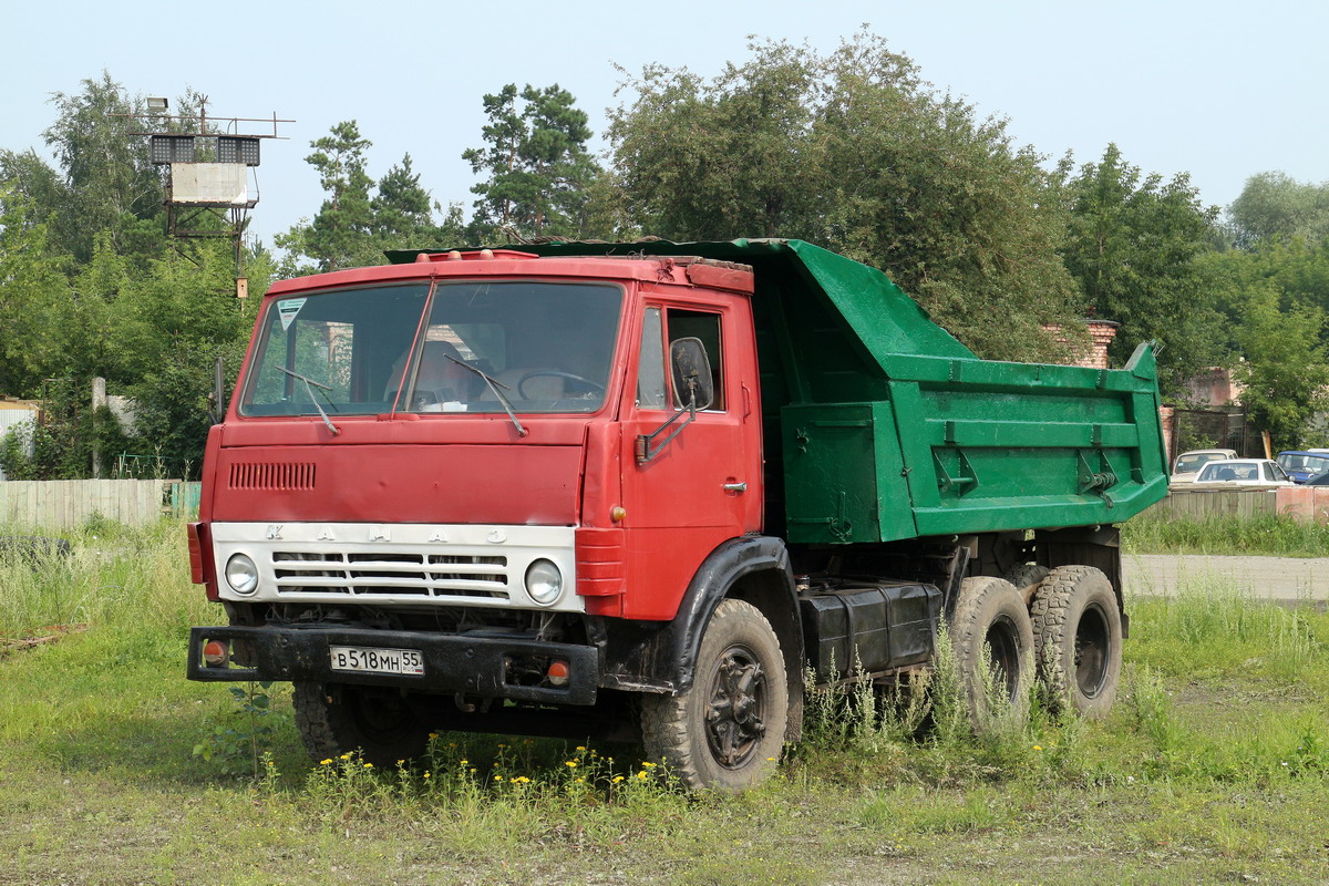 Омская область, № В 518 МН 55 — КамАЗ-55111 [551110]