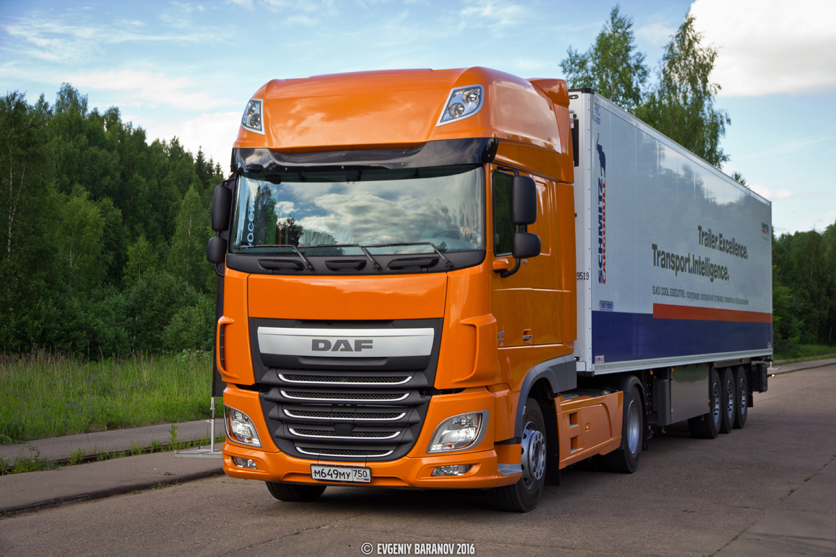 Московская область, № М 649 МУ 750 — DAF XF Euro6 FT