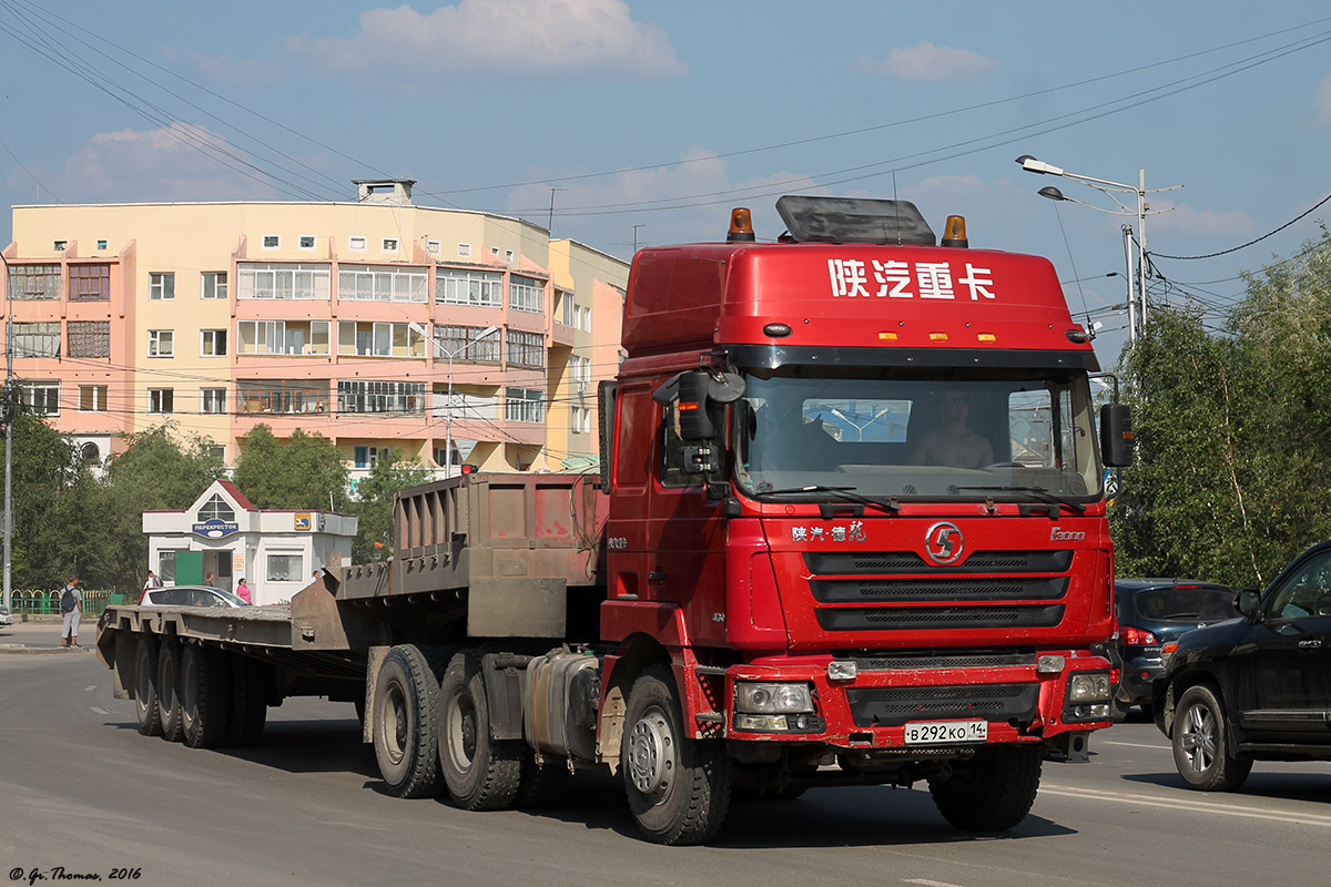 Саха (Якутия), № В 292 КО 14 — Shaanxi Shacman F3000 SX425x