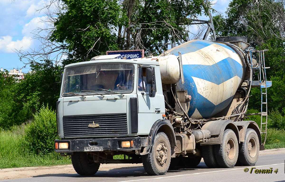 Волгоградская область, № К 154 ЕО 34 — МАЗ-630303