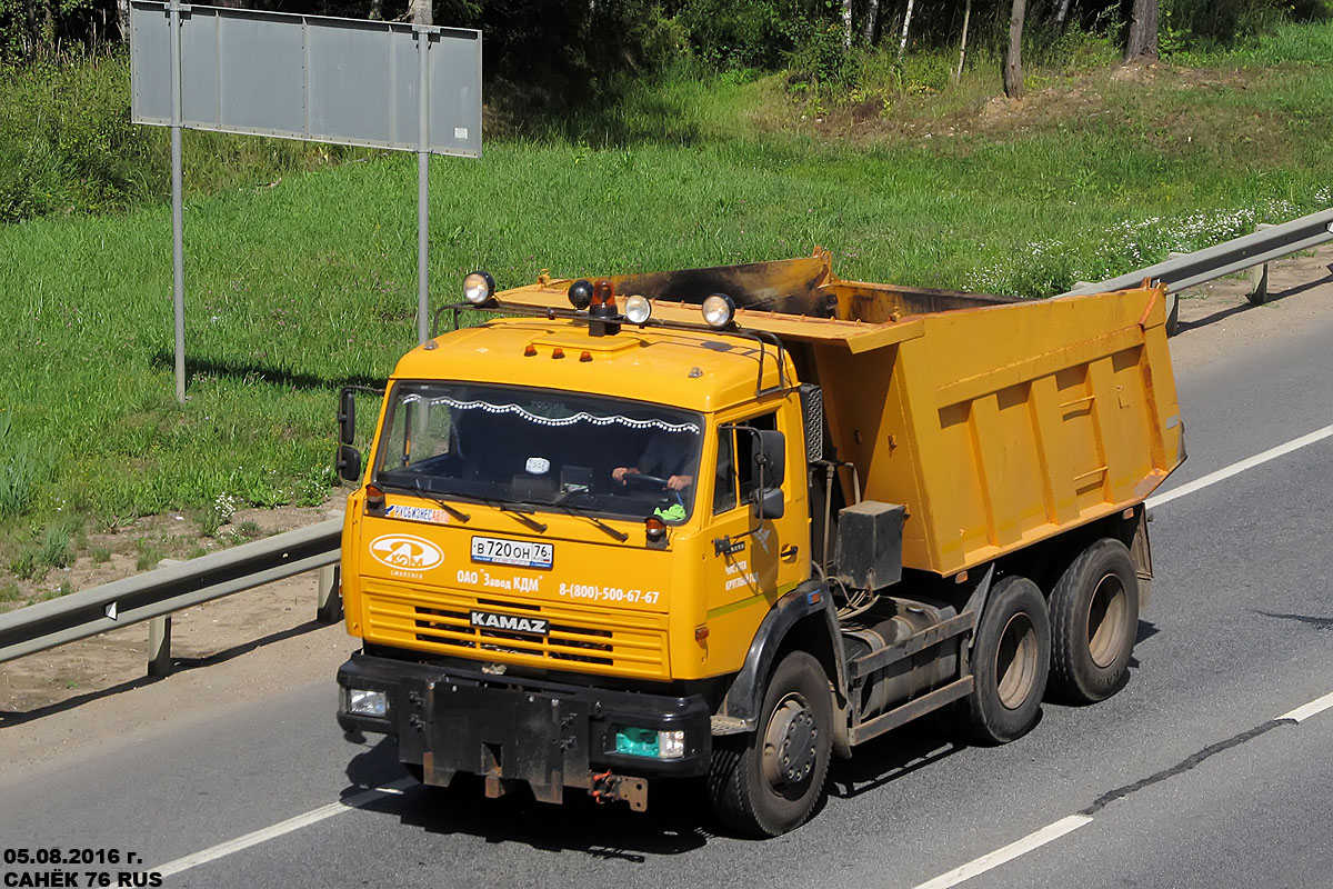 Ярославская область, № В 720 ОН 76 — КамАЗ-65115 (общая модель)