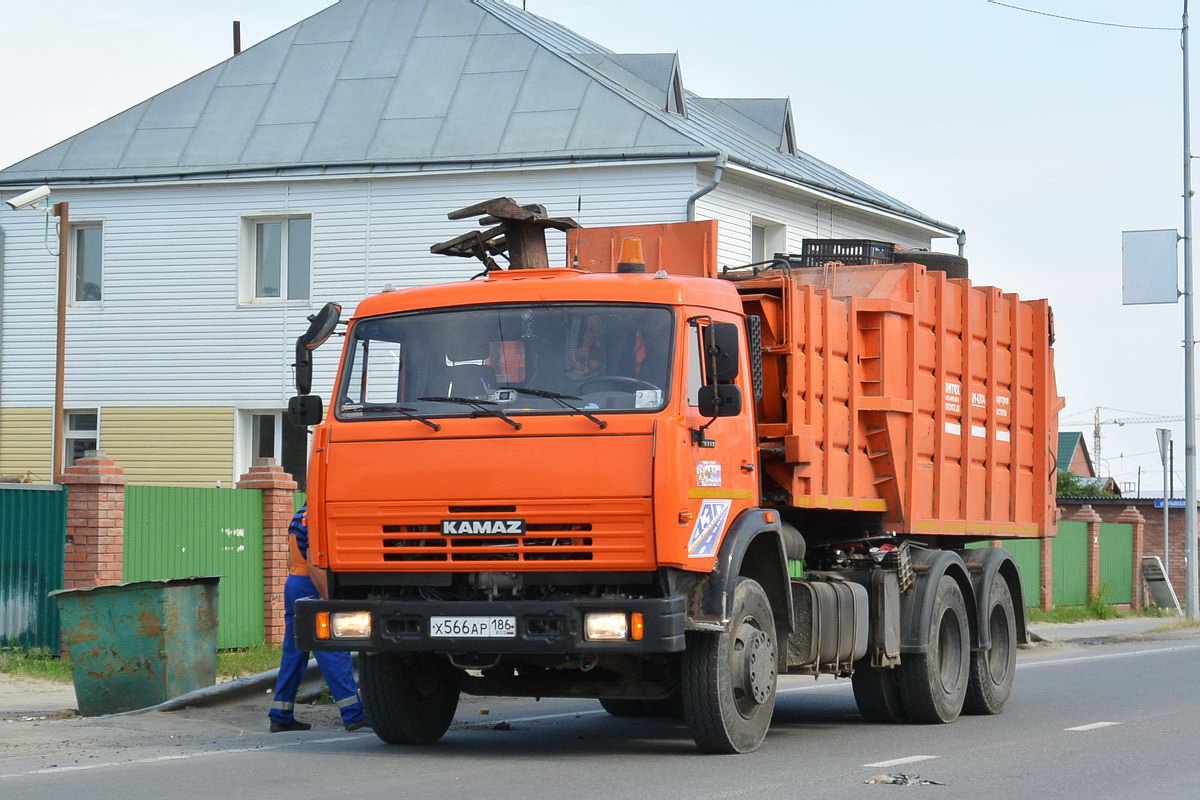 Ханты-Мансийский автоном.округ, № Х 566 АР 186 — КамАЗ-65115-62