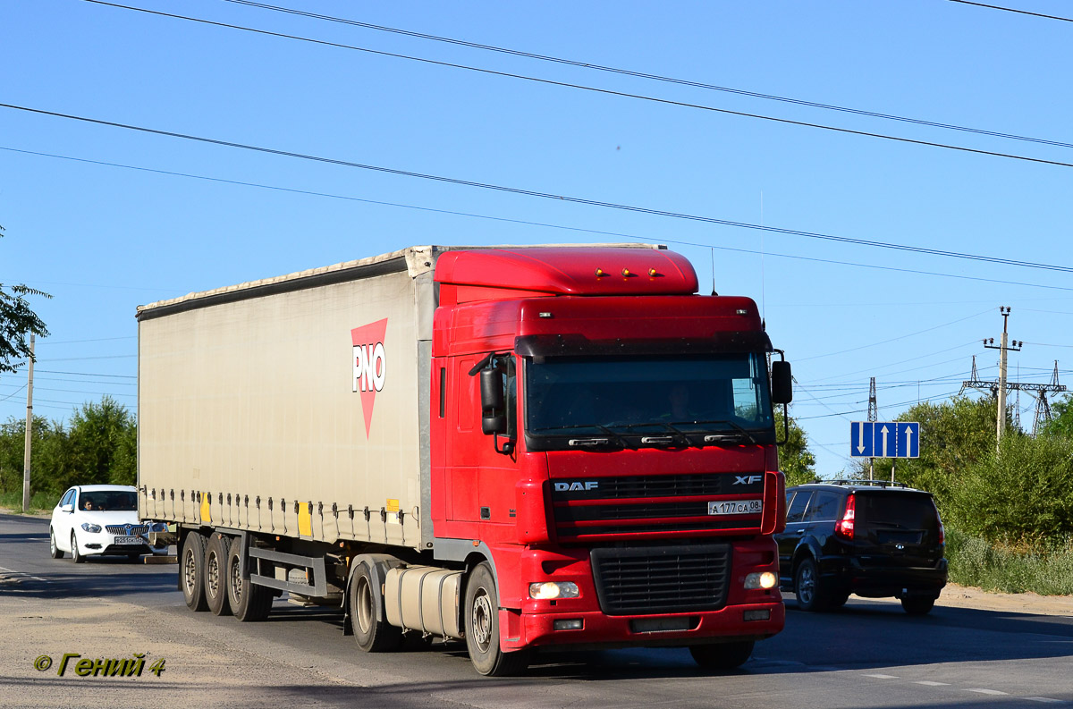 Калмыкия, № А 177 СА 08 — DAF XF95 FT