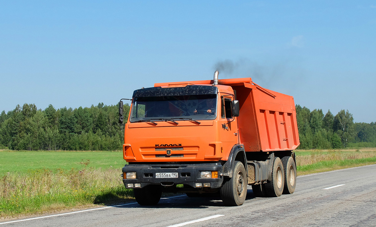 Московская область, № О 555 ВА 190 — КамАЗ-65115-D3