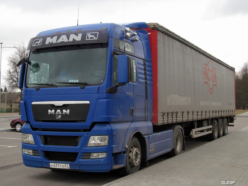 Смоленская область, № С 471 ТО 67 — MAN TGX ('2007) 18.440