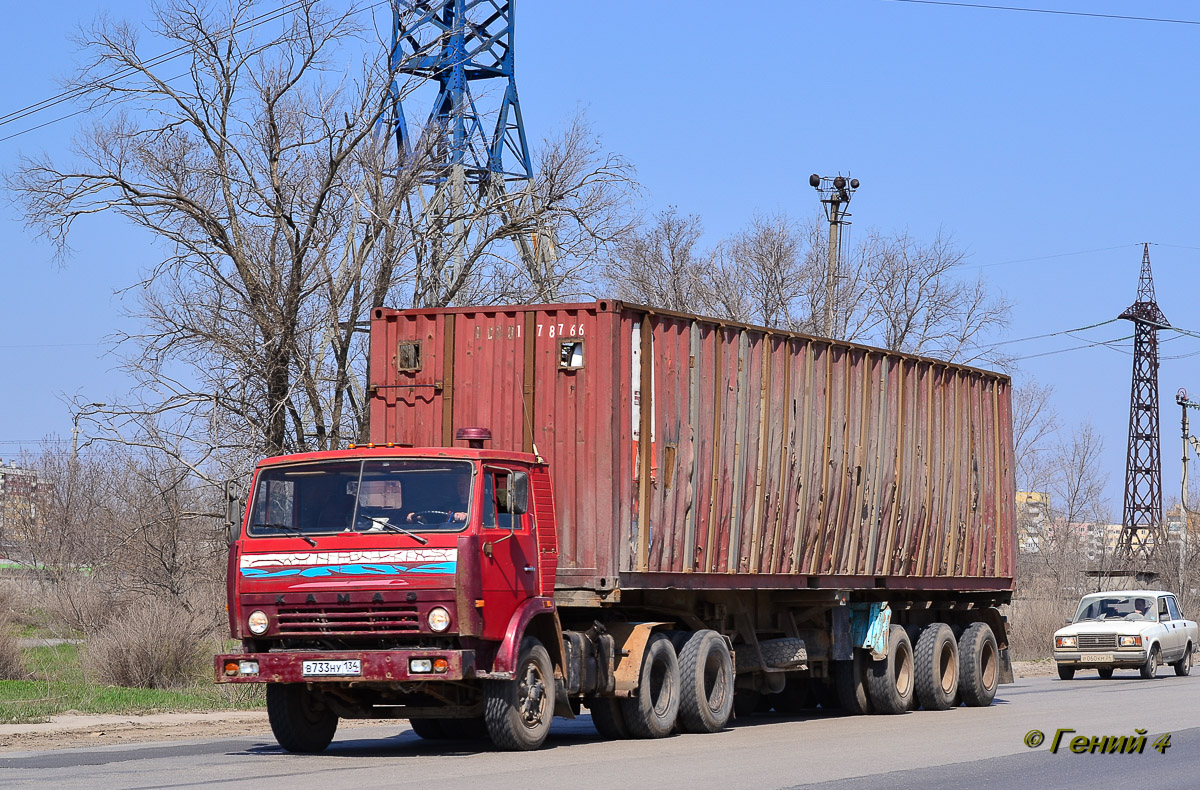 Волгоградская область, № В 733 НУ 134 — КамАЗ-5410