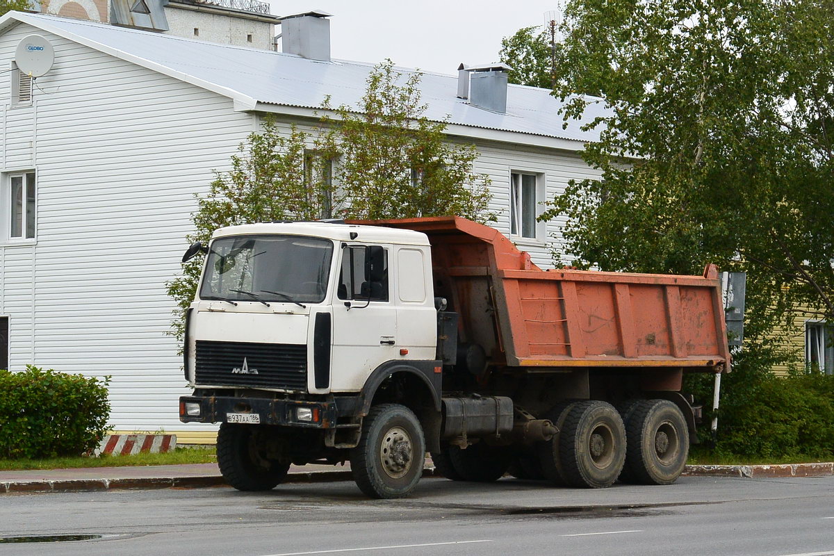 Ханты-Мансийский автоном.округ, № В 937 АА 186 — МАЗ-651705