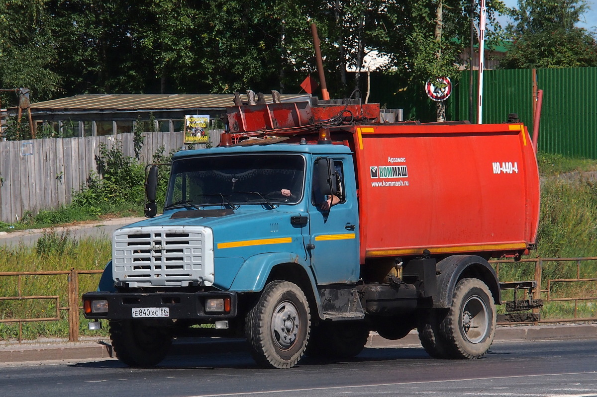 Ханты-Мансийский автоном.округ, № Е 840 ХС 86 — ЗИЛ-433362