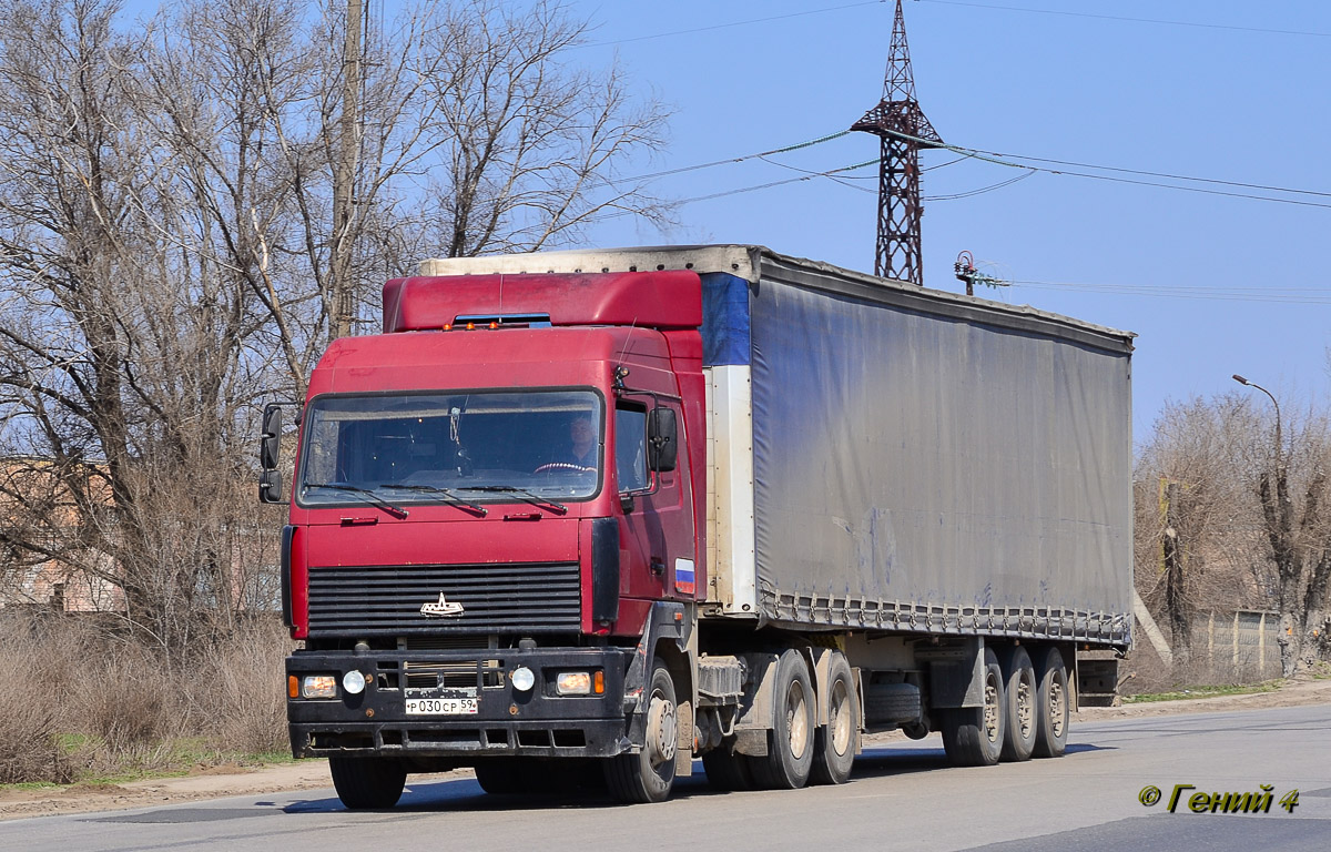 Волгоградская область, № Р 030 СР 59 — МАЗ-643008