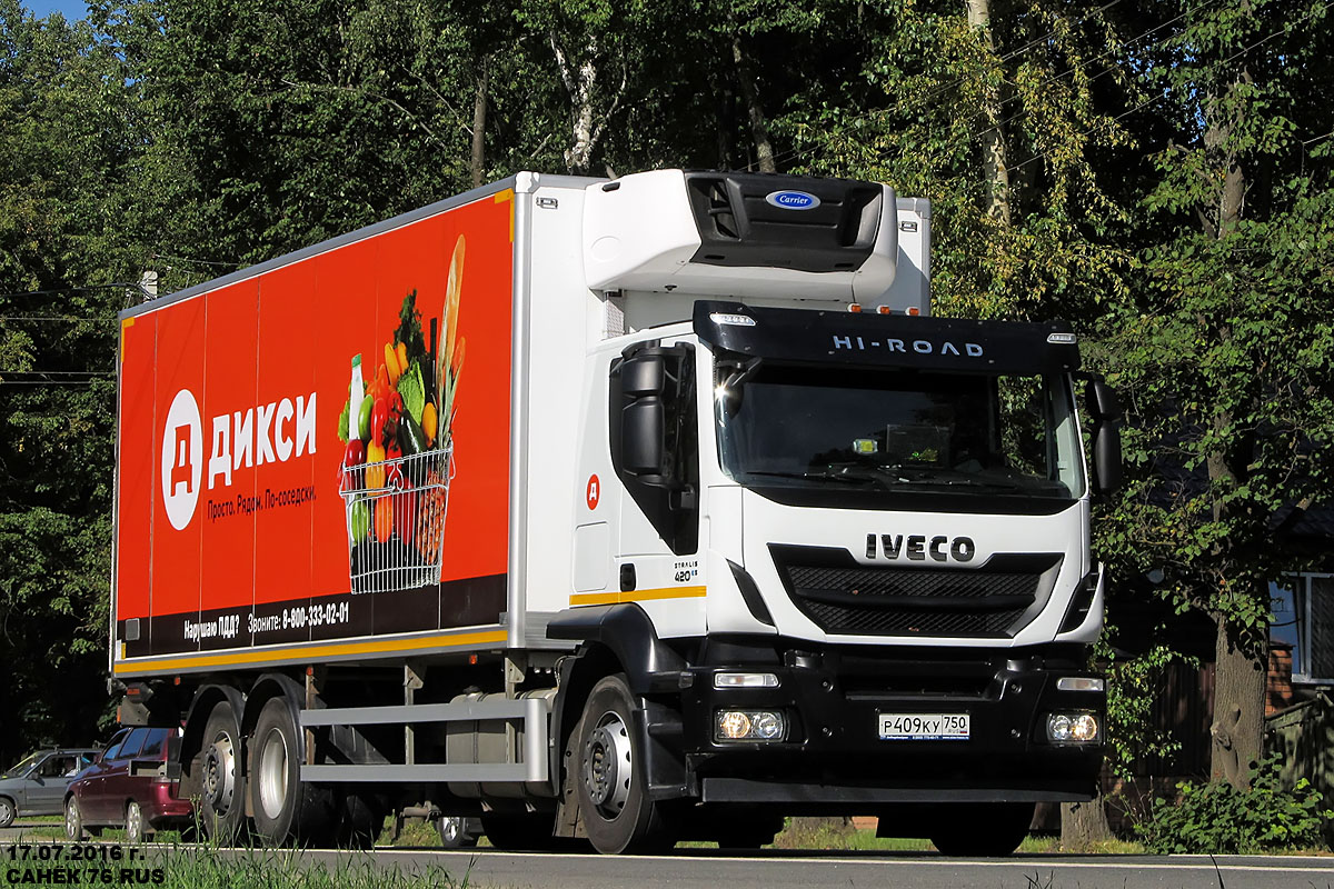 Московская область, № Р 409 КУ 750 — IVECO Stralis ('2012) 420