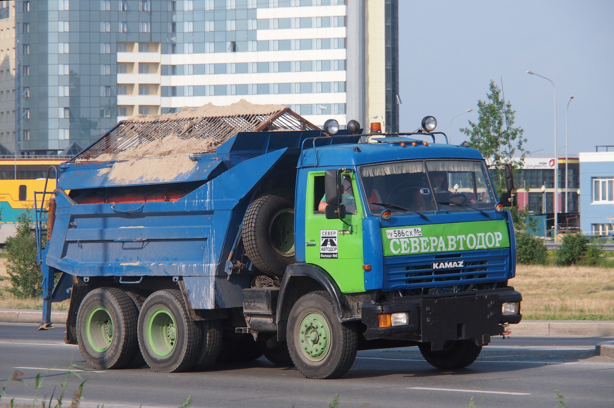 Ханты-Мансийский автоном.округ, № У 586 СХ 86 — КамАЗ-55111-15 [55111R]