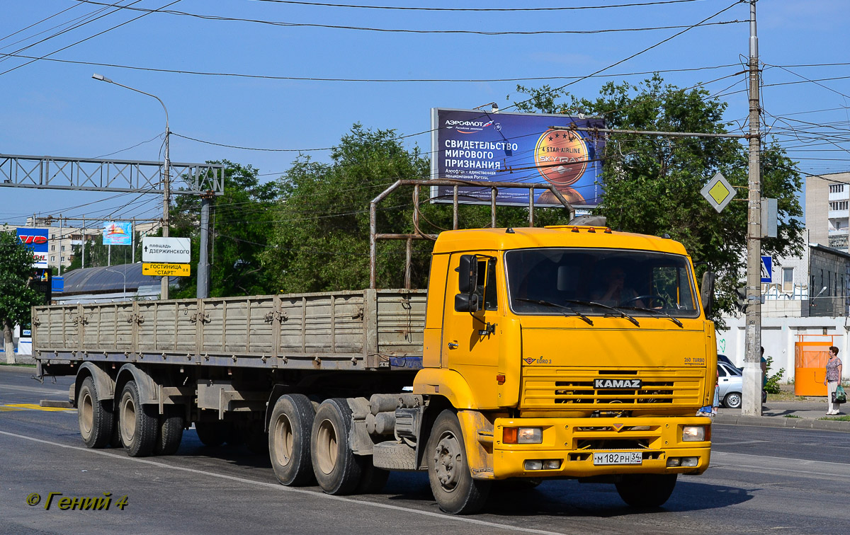 Волгоградская область, № М 182 РН 34 — КамАЗ-65116 [651160]