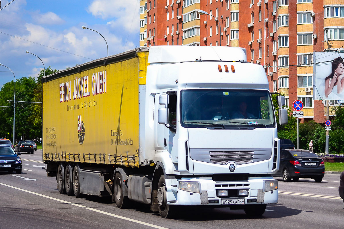 Москва, № Е 929 ХА 177 — Renault Premium ('2006)