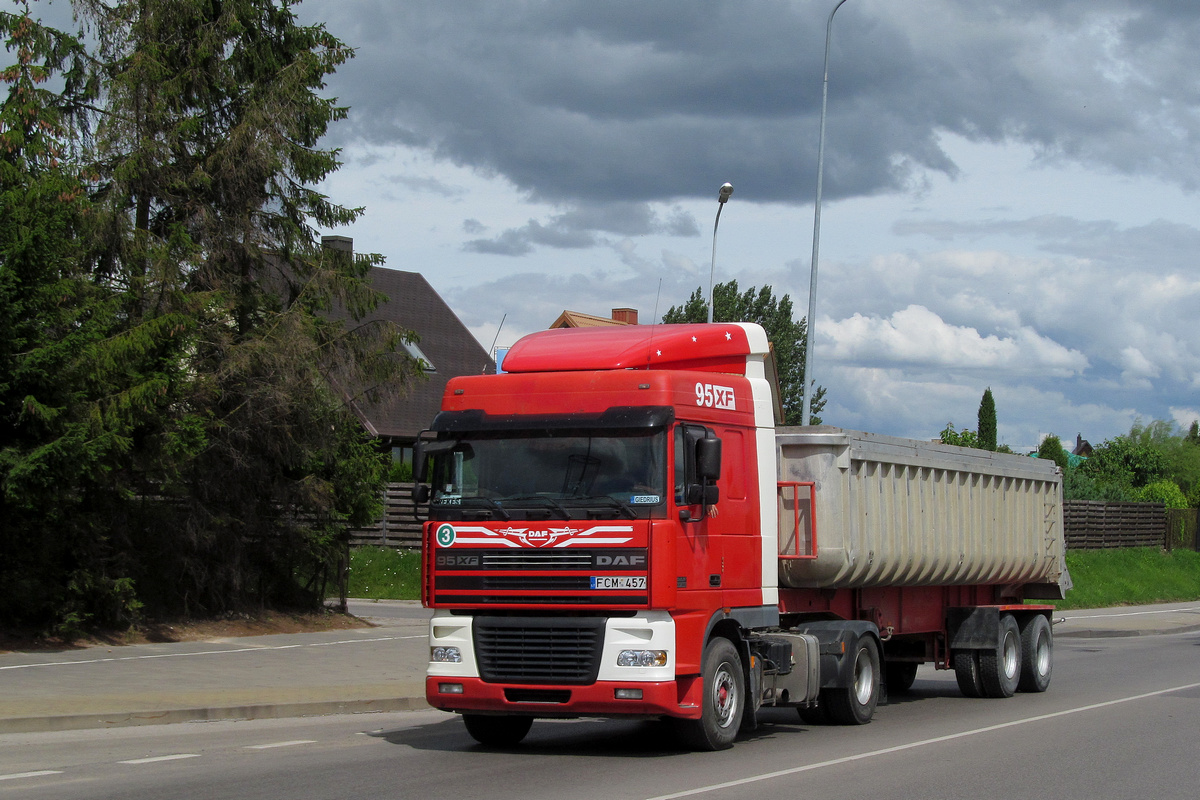 Литва, № FCM 457 — DAF 95XF FT