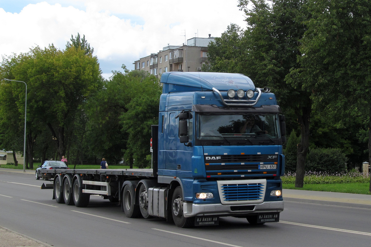 Литва, № HPU 651 — DAF XF95 FTG