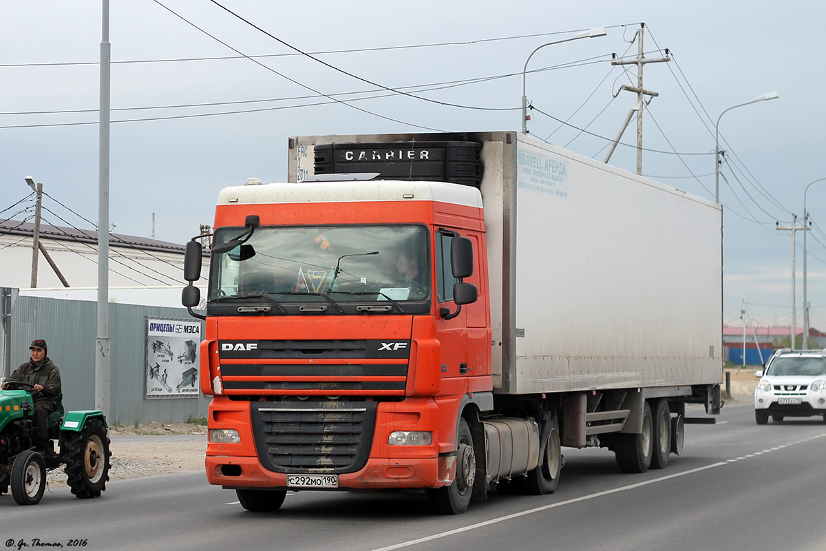 Московская область, № С 292 МО 190 — DAF XF105 FT Московская область, № С 292 МО 190 — DAF XF105 FT