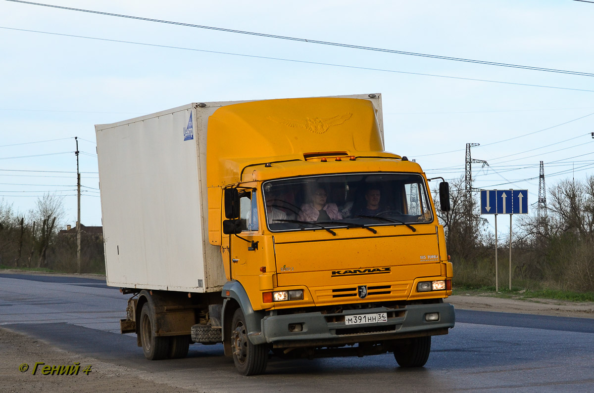 Волгоградская область, № М 391 НН 34 — КамАЗ-4308-H3