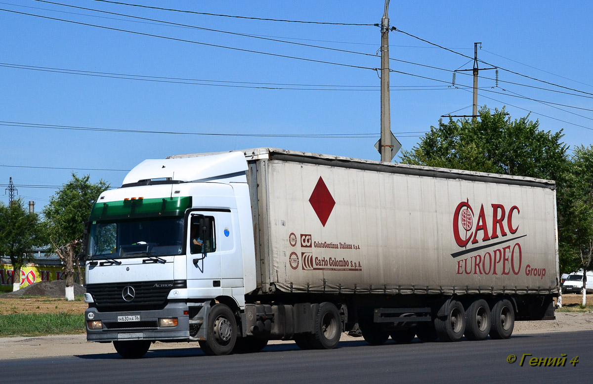 Воронежская область, № Н 630 НА 36 — Mercedes-Benz Actros ('1997) 1840