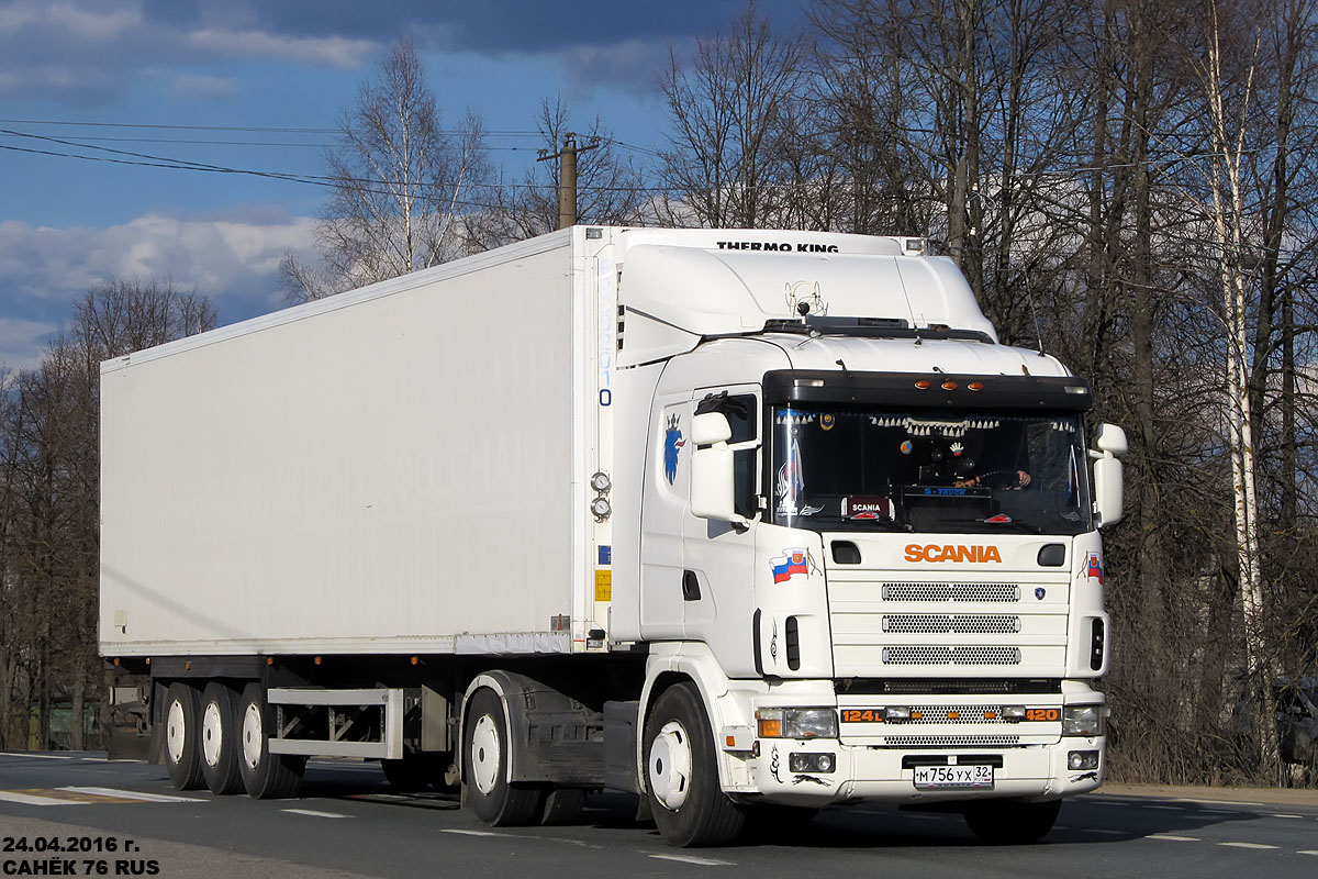 Брянская область, № М 756 УХ 32 — Scania ('1996) R124L