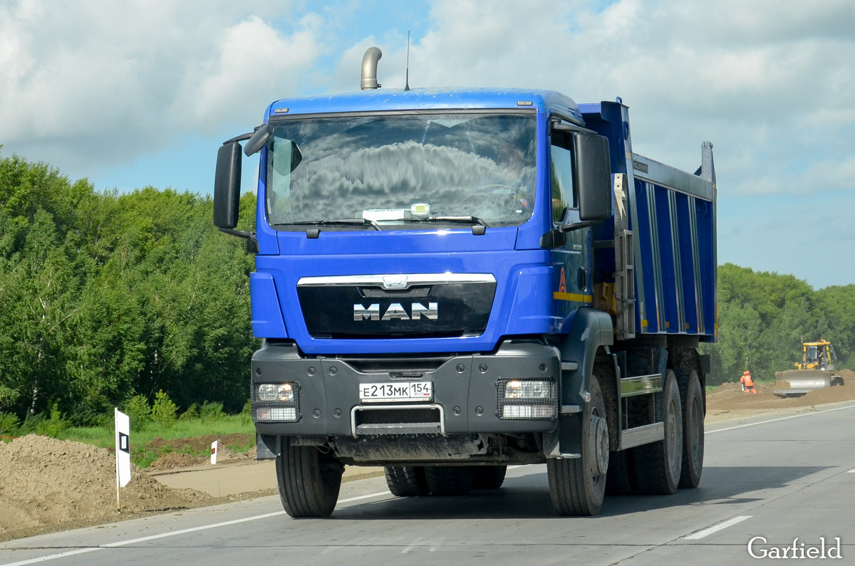 Новосибирская область, № Е 213 МК 154 — MAN TGS ('2007) 33.360