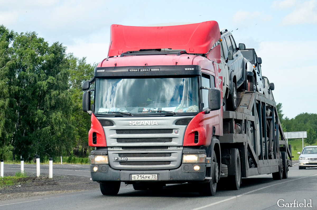 Ульяновская область, № Е 714 РК 73 — Scania ('2004) P340