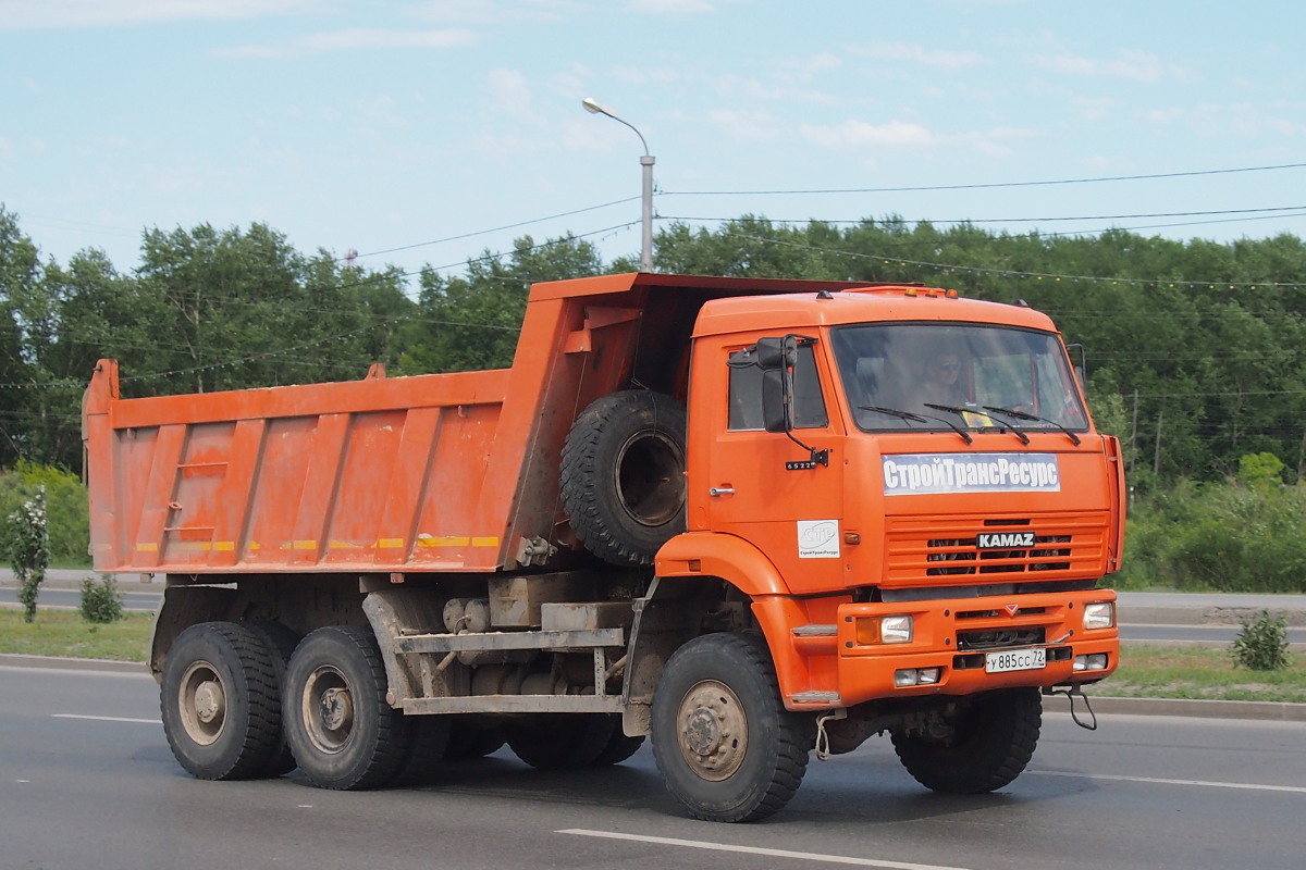 Тюменская область, № У 885 СС 72 — КамАЗ-6522 [652200]