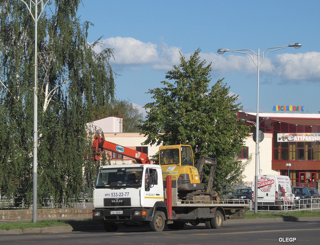 Витебская область, № АІ 9248-2 — MAN L2000 (общая модель); Витебская область, № (BY-2) Б/Н СТ 0011 — Volvo (общая модель)