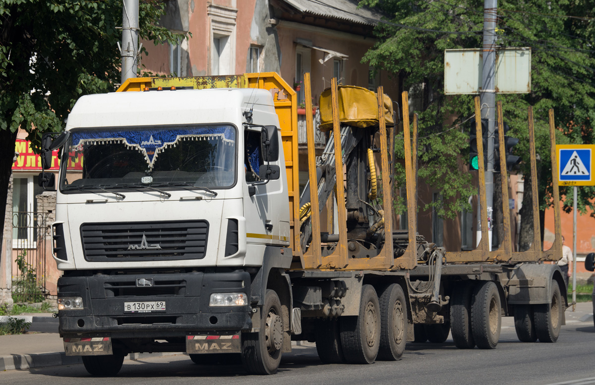 Тверская область, № В 130 РХ 69 — МАЗ-6312B9