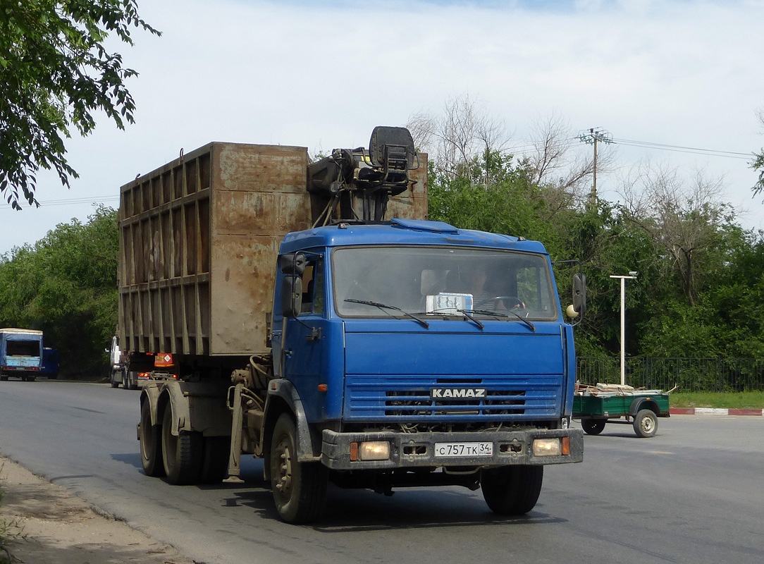 Волгоградская область, № С 757 ТК 34 — КамАЗ-53229-13 [53229N]