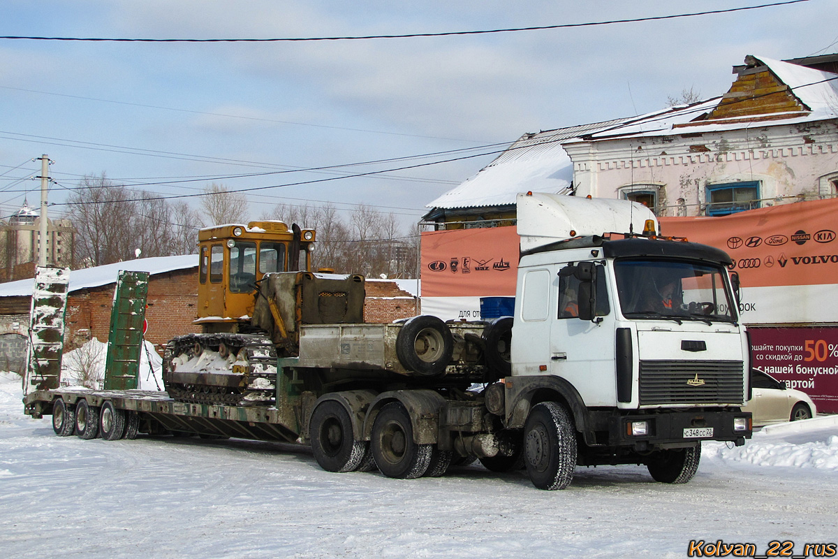 Алтайский край, № С 348 СС 22 — МАЗ-6422A8